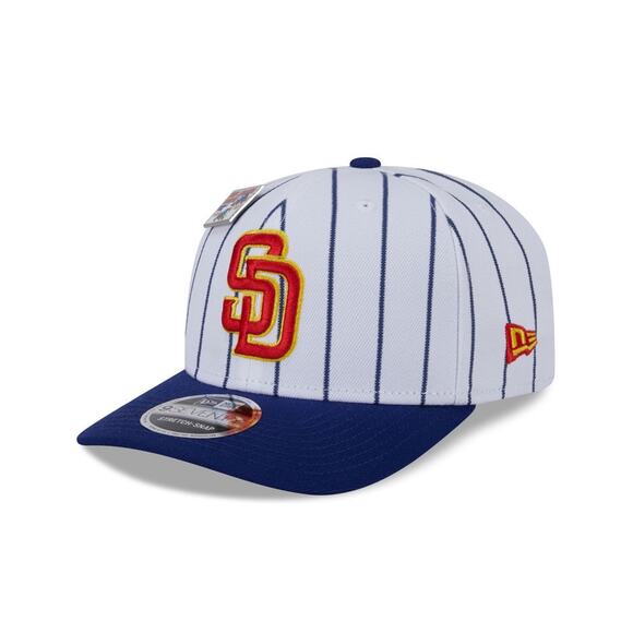 San Diego Padres Big League Chew Pinstripe New Era 9seventy Stretch Snap Cap - Picture 3 of 13